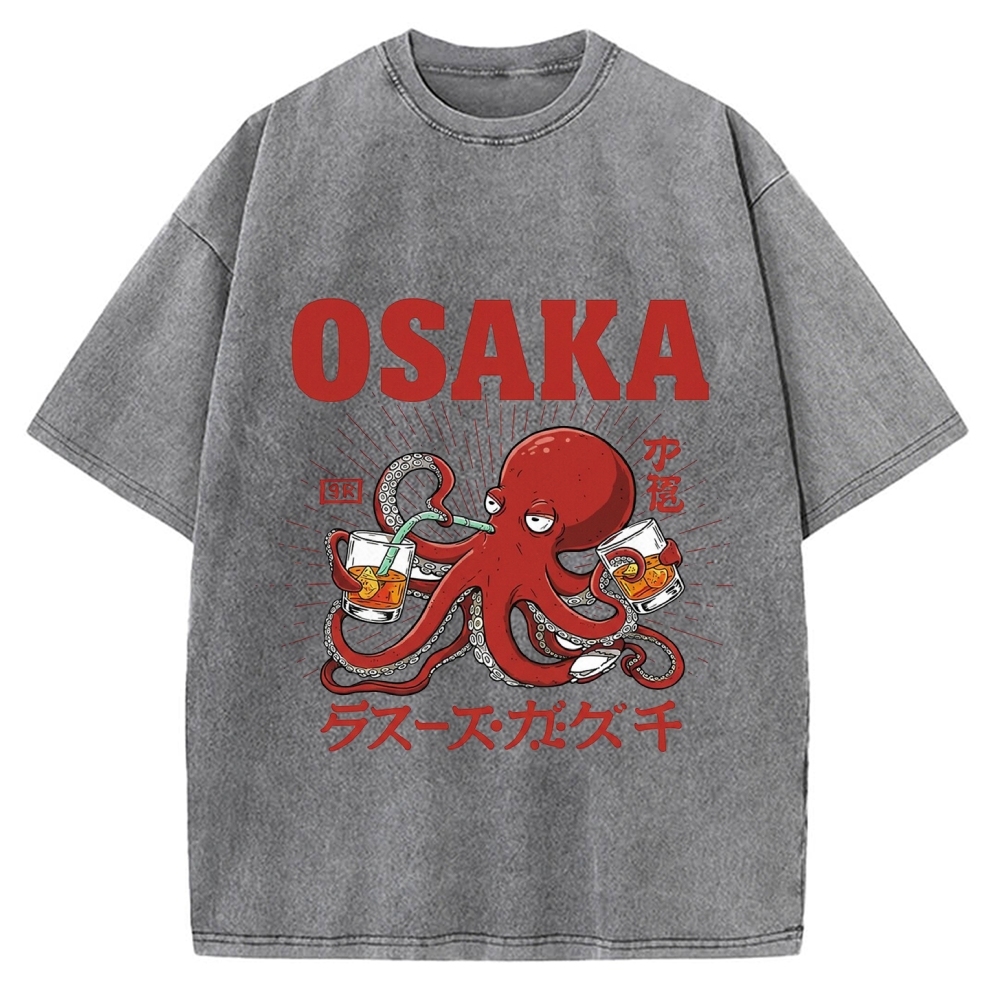 Osaka Octopus Vintage Washed T-shirt