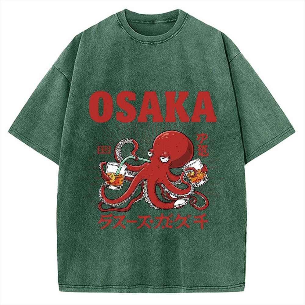 Osaka Octopus Vintage Washed T-shirt
