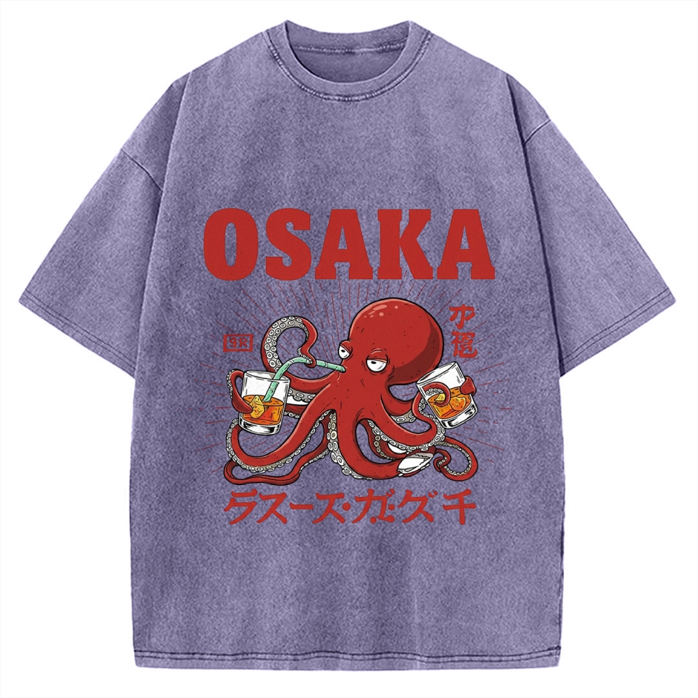 Osaka Octopus Vintage Washed T-shirt