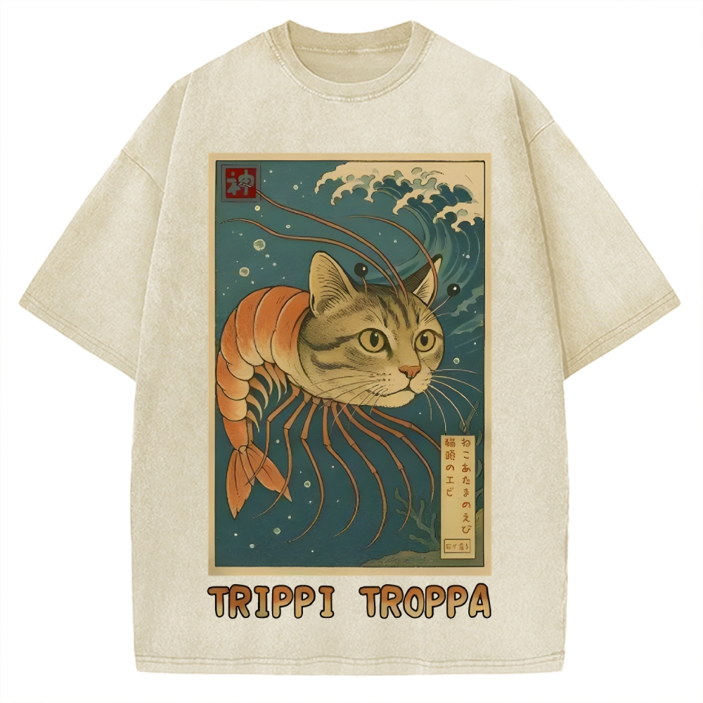 Trippi Troppa Brainrot Vintage Washed T-shirt