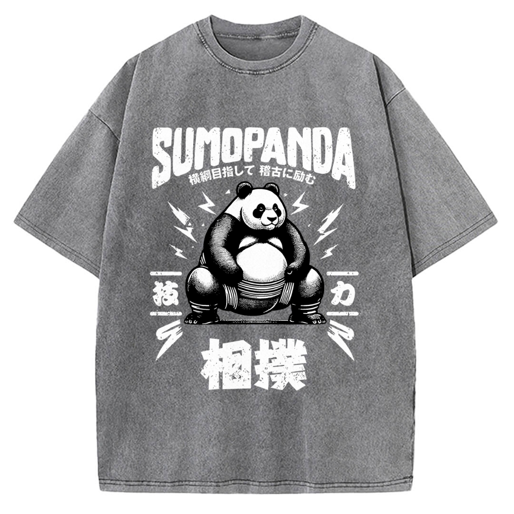 Sumo Panda Vintage Washed T-shirt