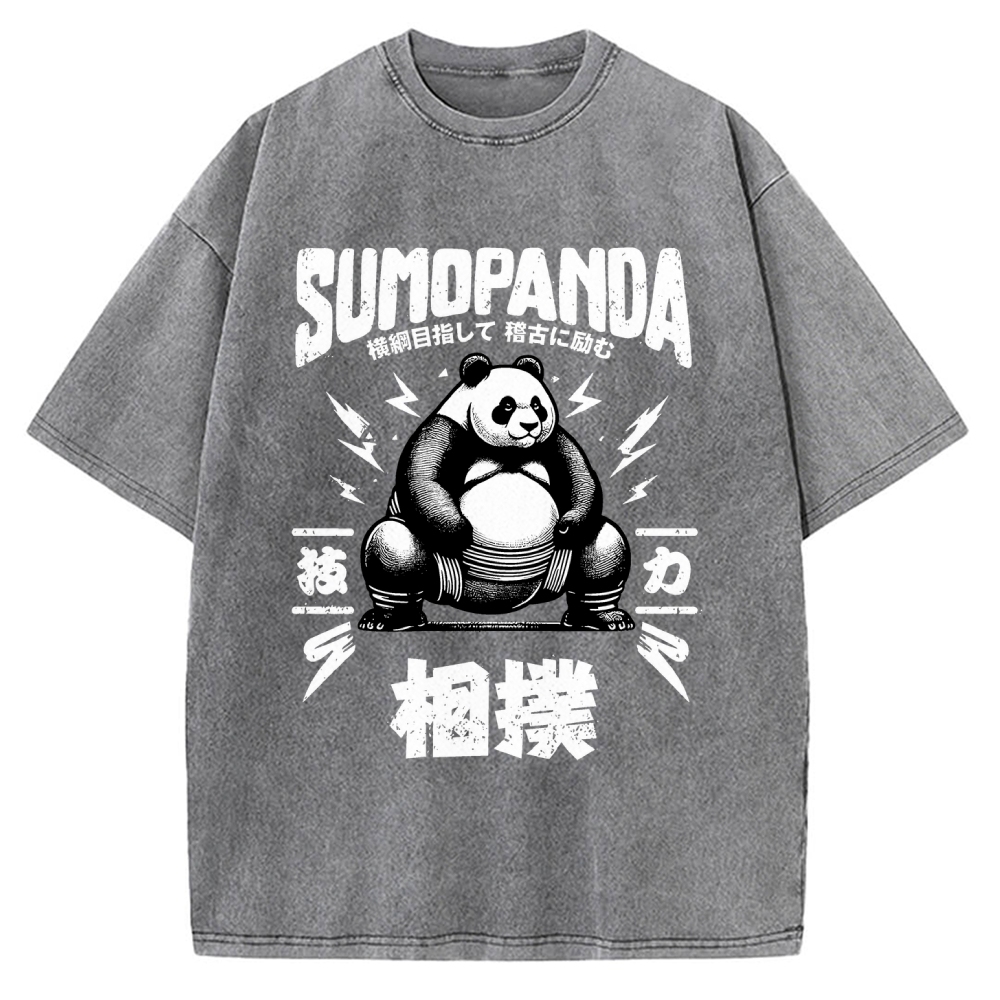 Sumo Panda Vintage Washed T-shirt