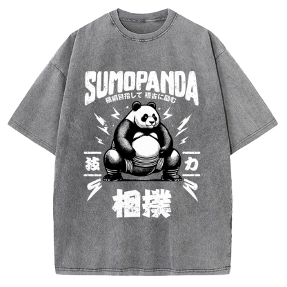 Sumo Panda Vintage Washed T-shirt