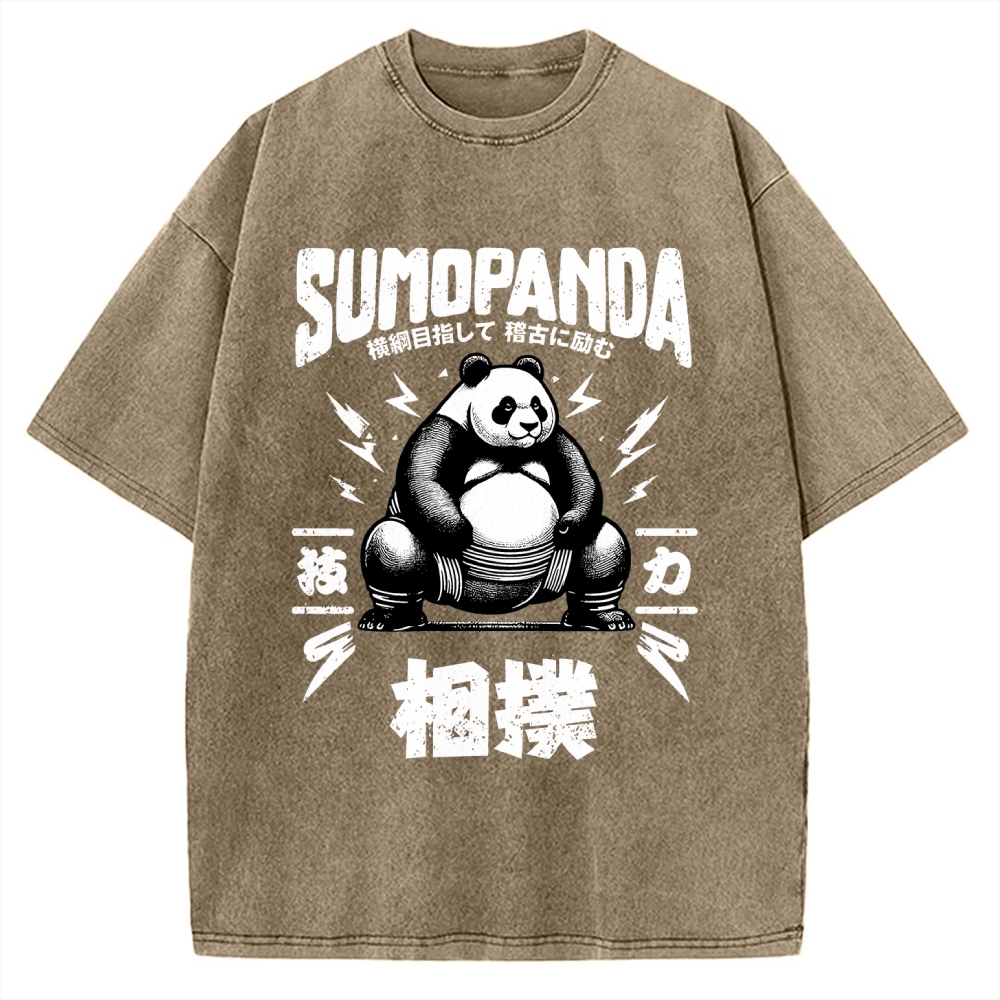 Sumo Panda Vintage Washed T-shirt