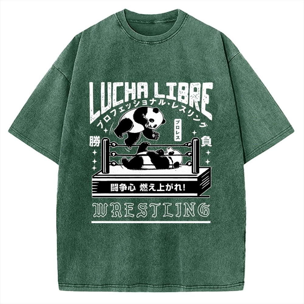 Lucha Libre Japan Vintage Washed T-shirt
