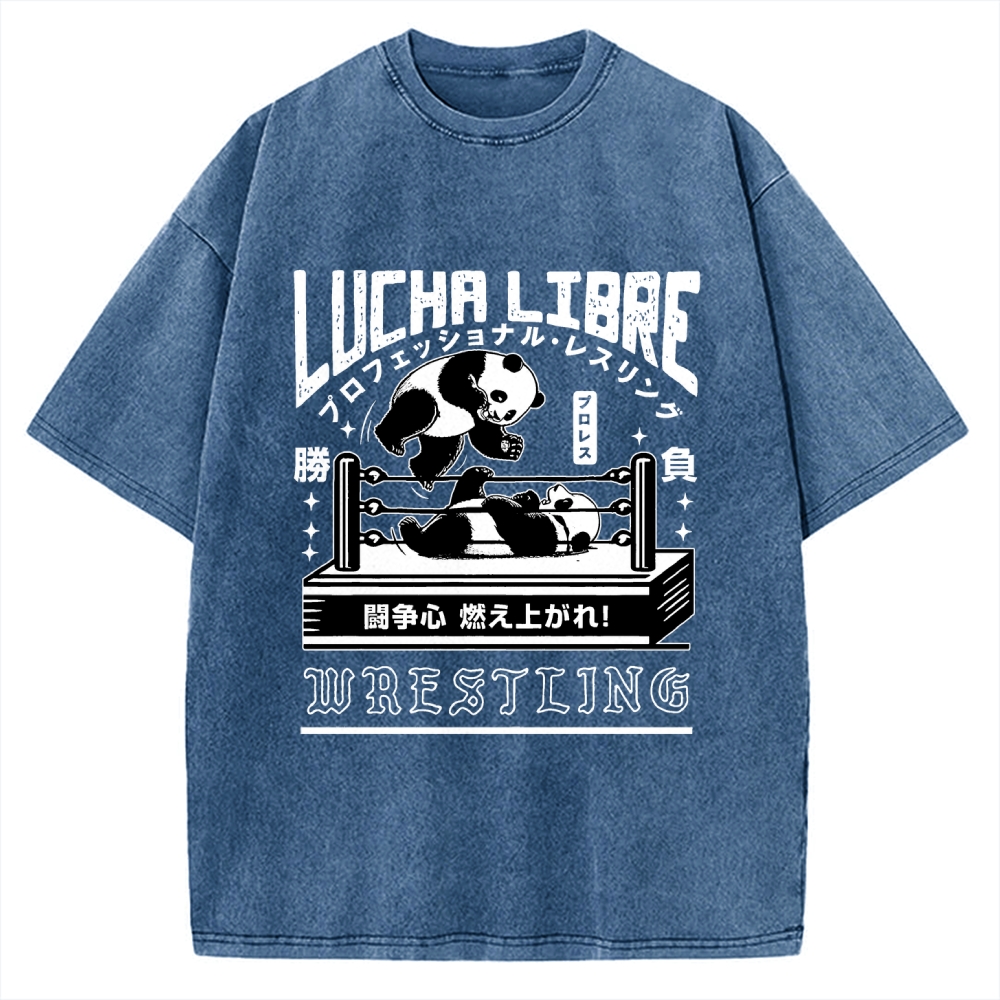 Lucha Libre Japan Vintage Washed T-shirt