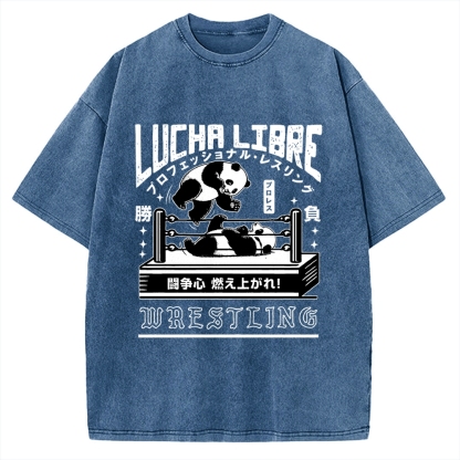 Lucha Libre Japan Vintage Washed T-shirt