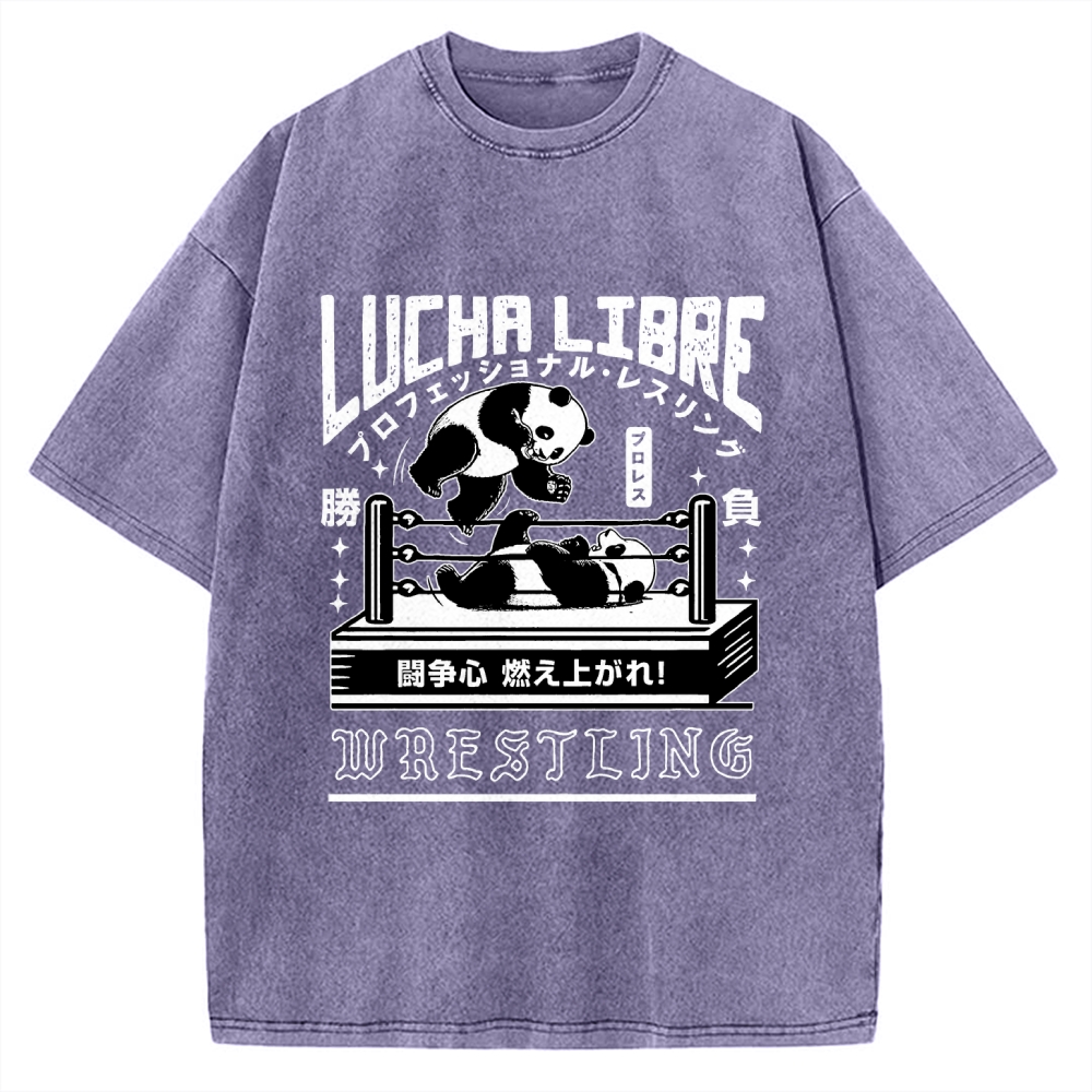 Lucha Libre Japan Vintage Washed T-shirt