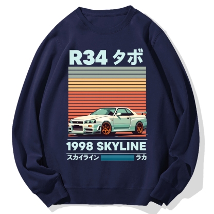1998 Nissan R34 Skyline Cotton Sweatshirt