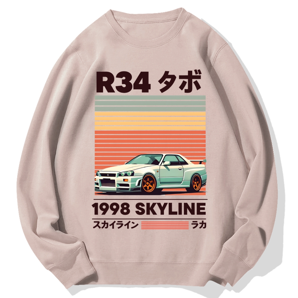 1998 Nissan R34 Skyline Cotton Sweatshirt