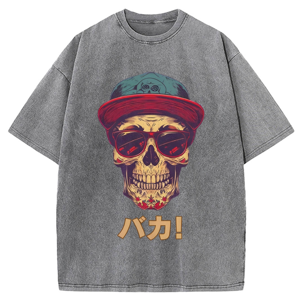 Skull Vintage Washed T-shirt