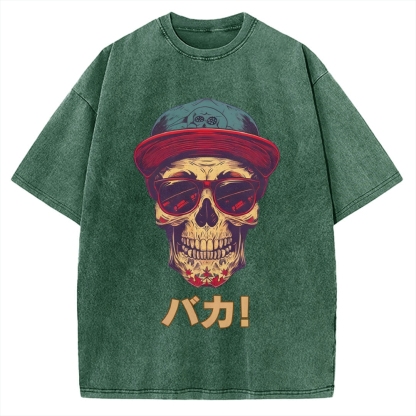 Skull Vintage Washed T-shirt
