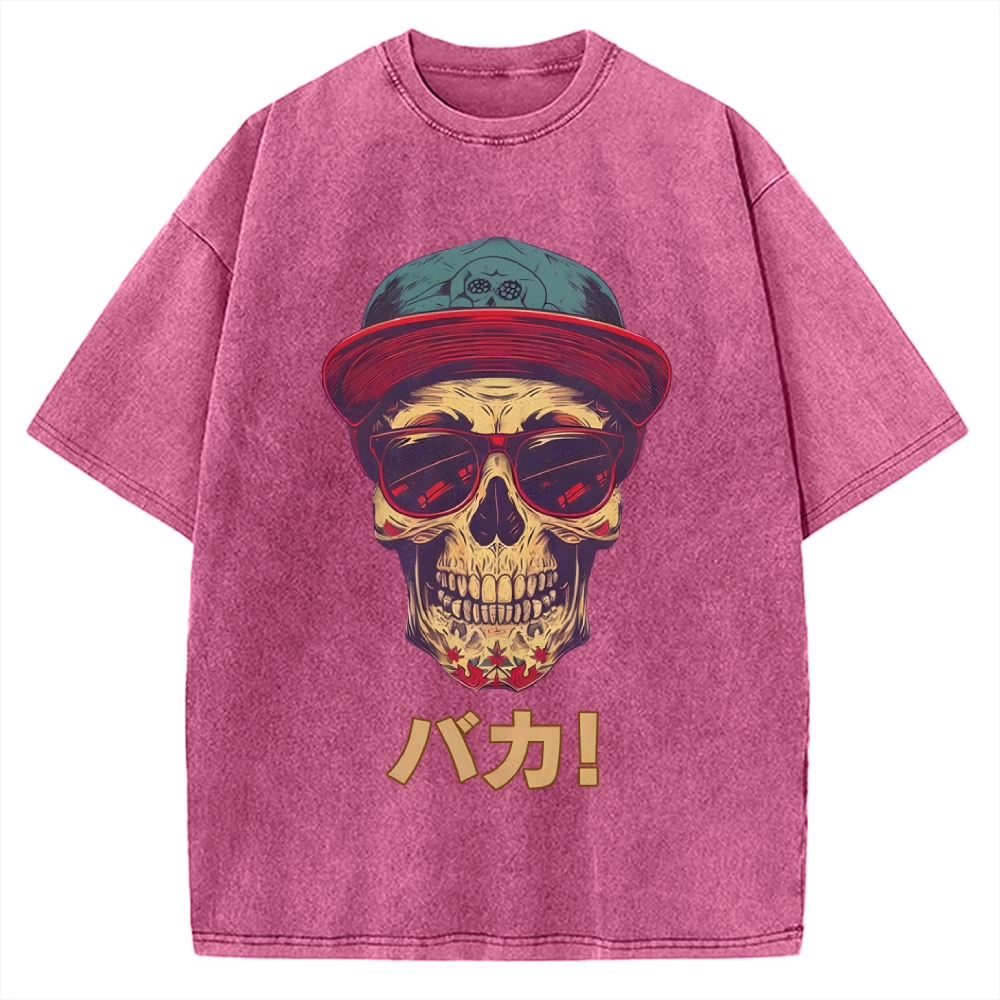 Skull Vintage Washed T-shirt