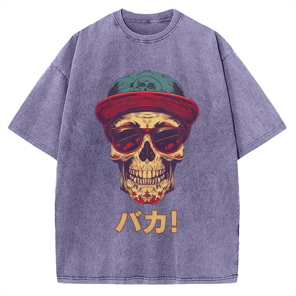 Skull Vintage Washed T-shirt