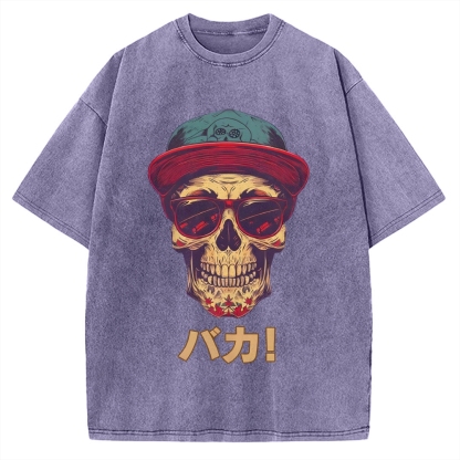 Skull Vintage Washed T-shirt