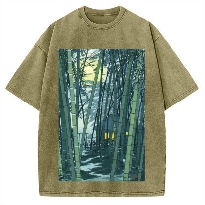 Ukiyo-e Japanese Vintage Washed T-shirt