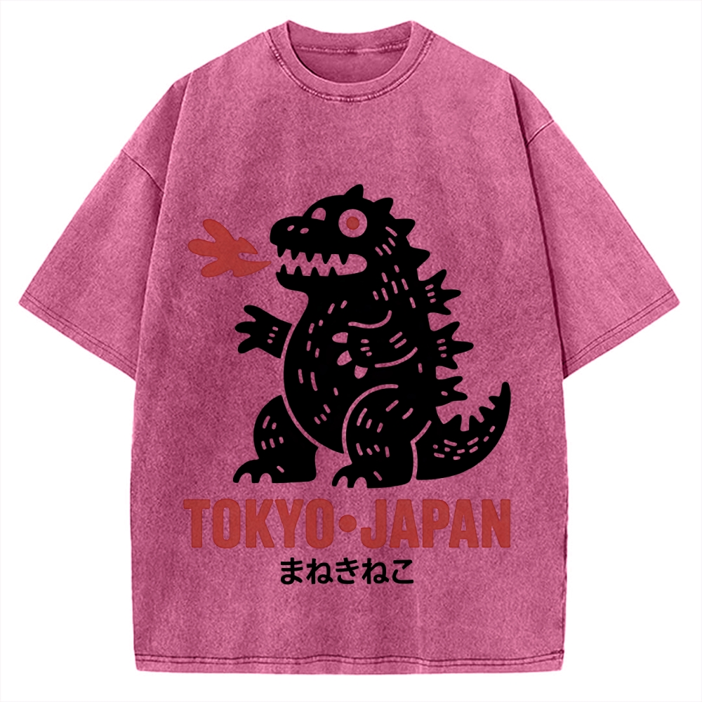 Japanese Lucky Monster Vintage Washed T-shirt