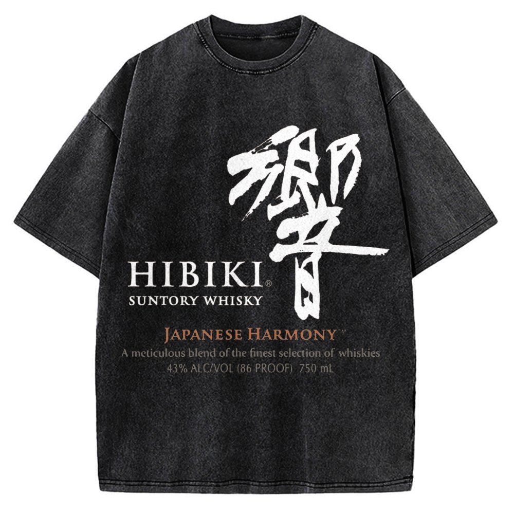 Hibiki Japanese Whisky Vintage Washed T-shirt