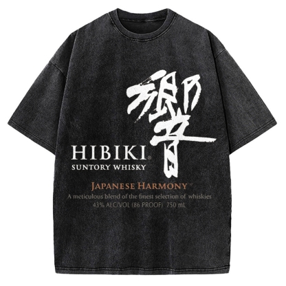 Hibiki Japanese Whisky Vintage Washed T-shirt