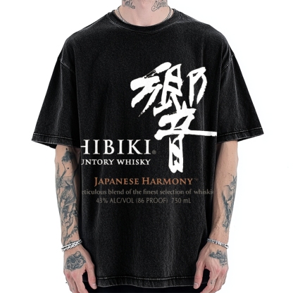 Hibiki Japanese Whisky Vintage Washed T-shirt