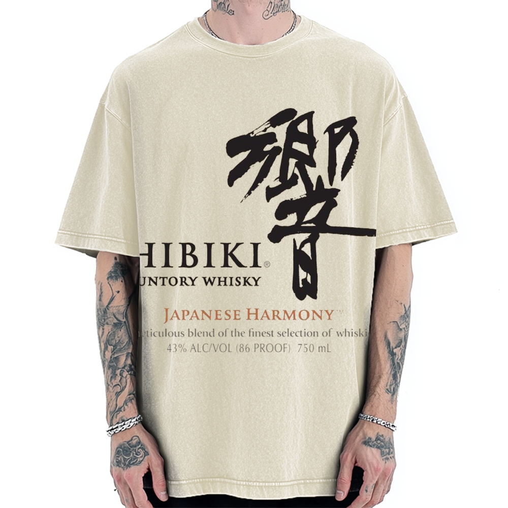 Hibiki Japanese Whisky Vintage Washed T-shirt