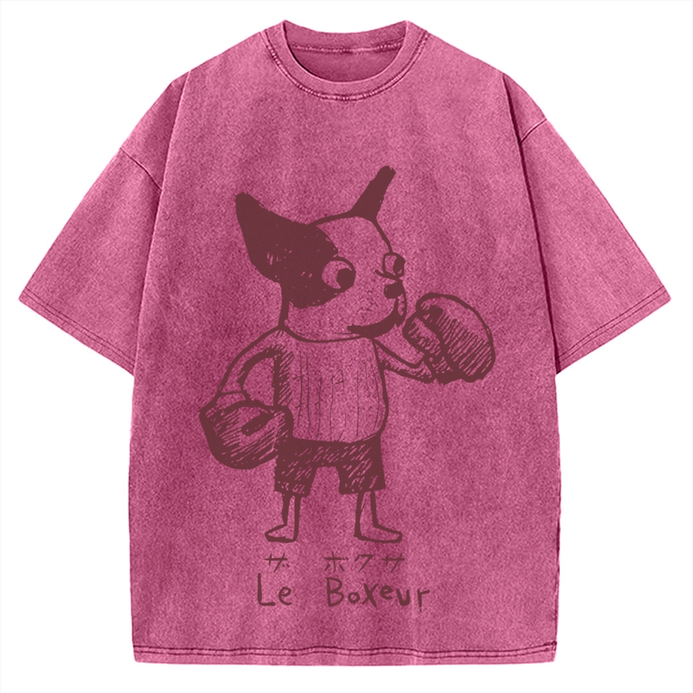 The Chihuahua Boxer Vintage Washed T-shirt