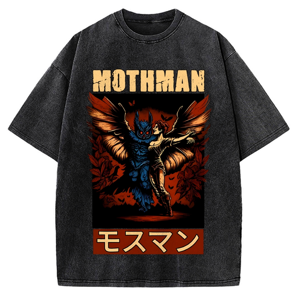 Japanese mothman Essential Vintage Washed T-shirt