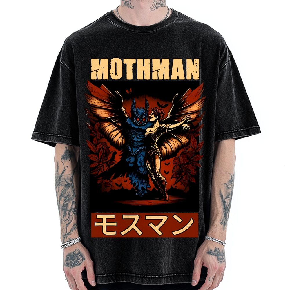 Japanese mothman Essential Vintage Washed T-shirt