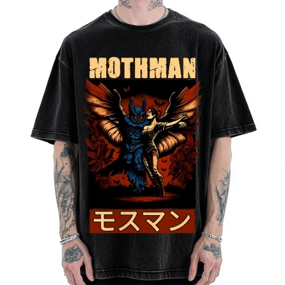 Japanese mothman Essential Vintage Washed T-shirt