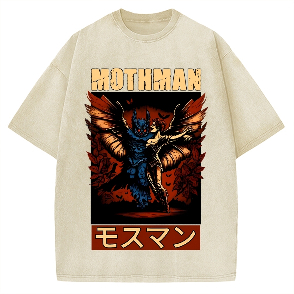 Japanese mothman Essential Vintage Washed T-shirt
