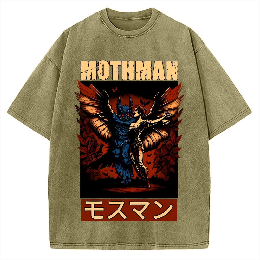 Japanese mothman Essential Vintage Washed T-shirt