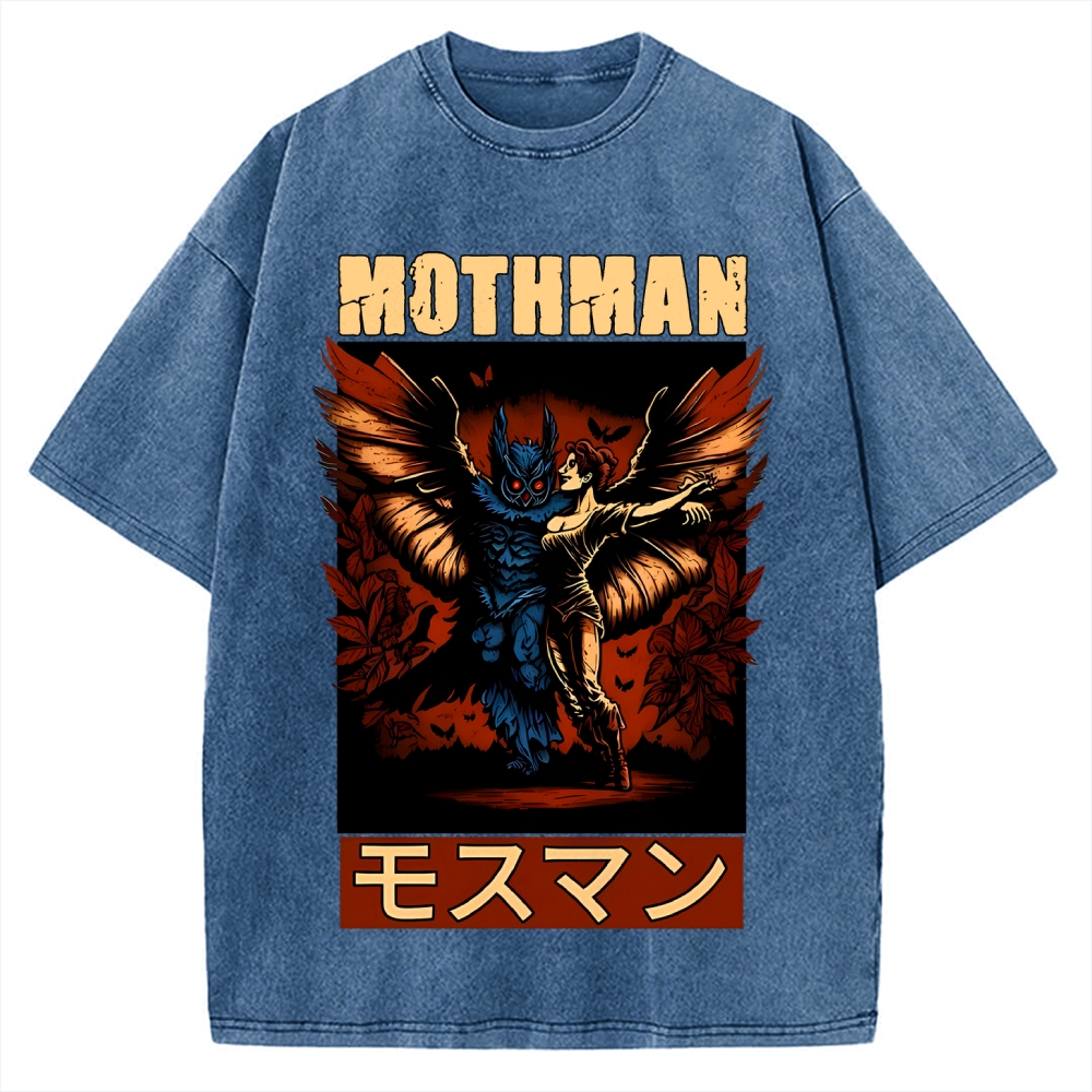 Japanese mothman Essential Vintage Washed T-shirt
