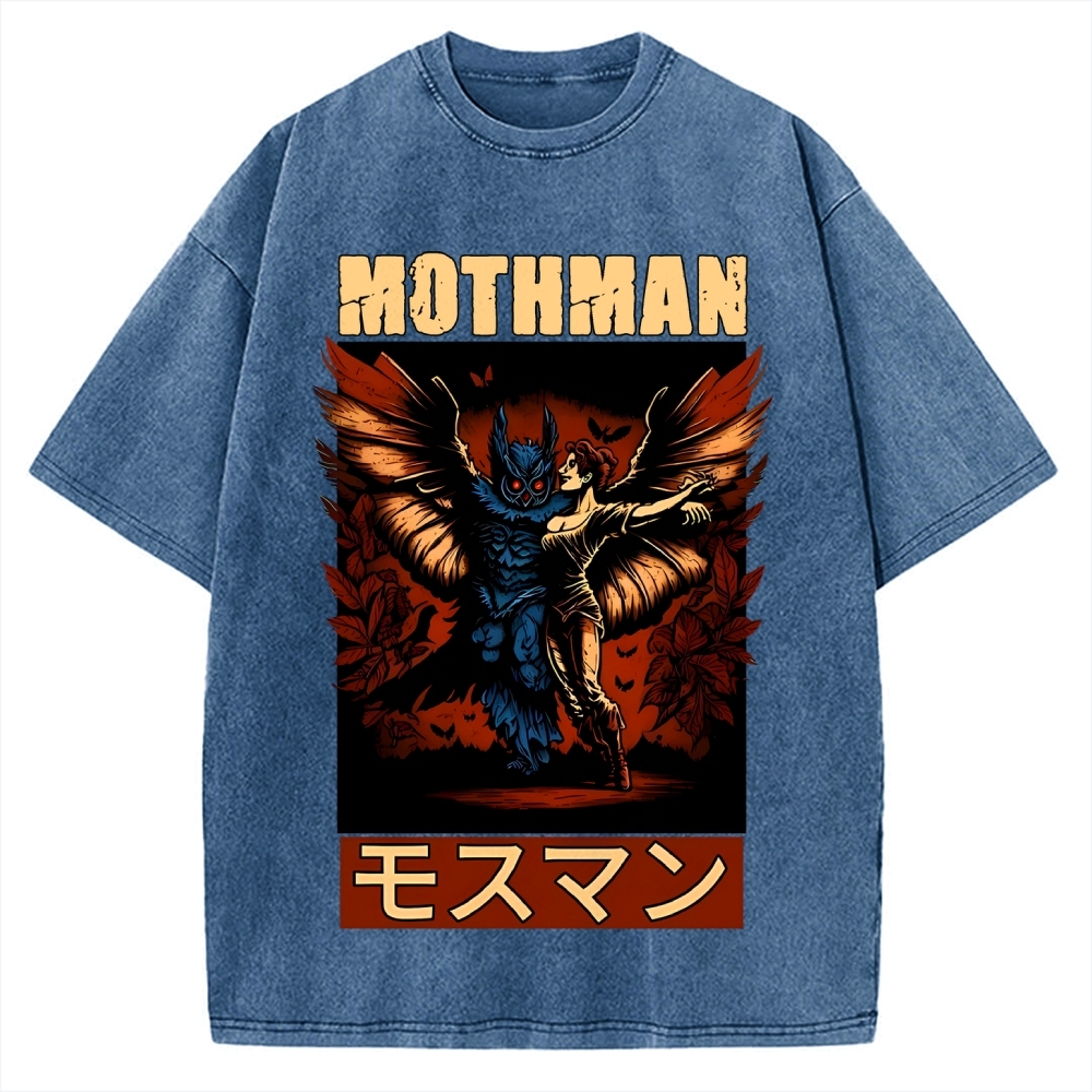 Japanese mothman Essential Vintage Washed T-shirt