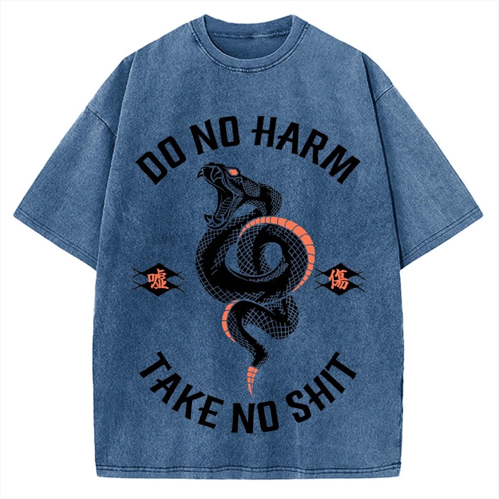Do No Harm Take No Shit Shake Vintage Washed T-shirt