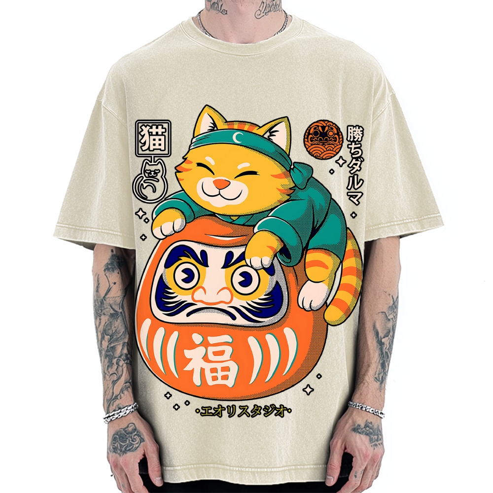 Lucky Bodhidharma Vintage Washed T-shirt