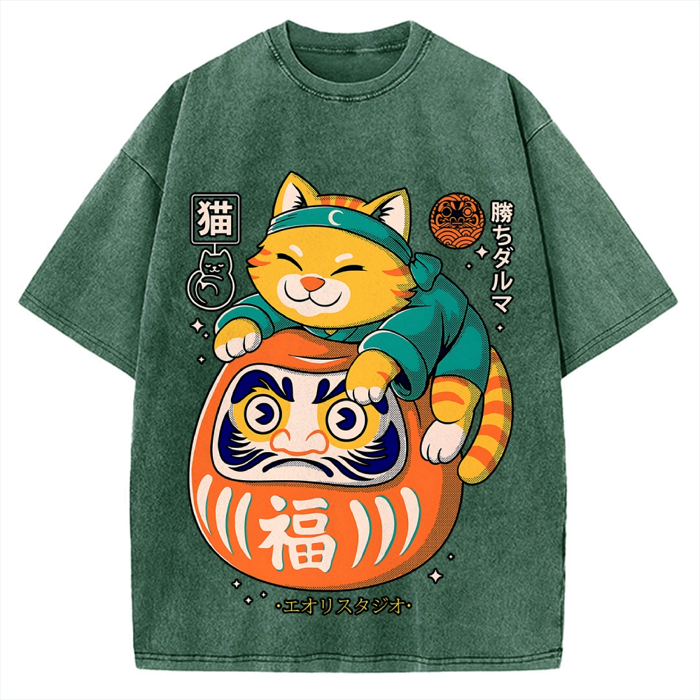 Lucky Bodhidharma Vintage Washed T-shirt