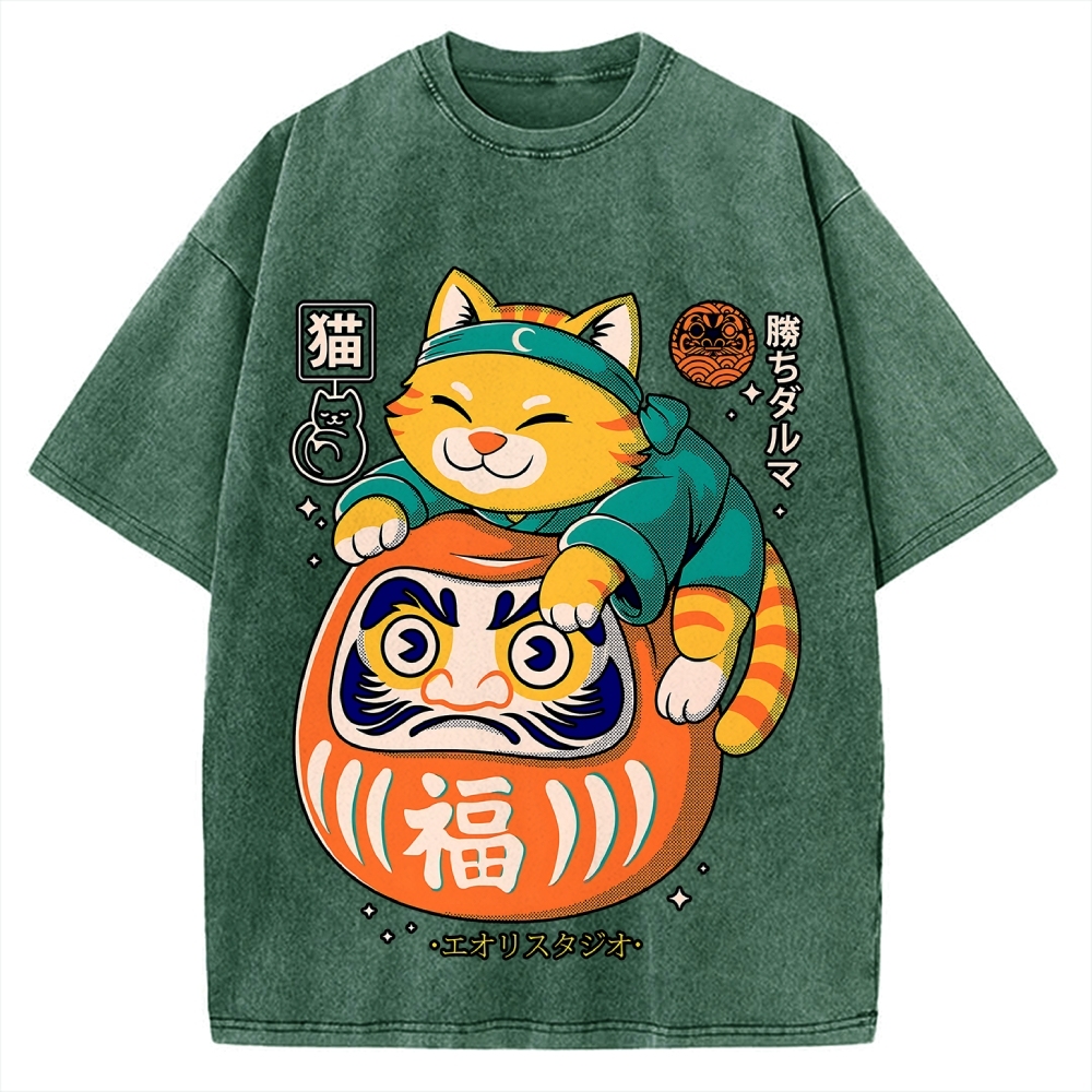 Lucky Bodhidharma Vintage Washed T-shirt