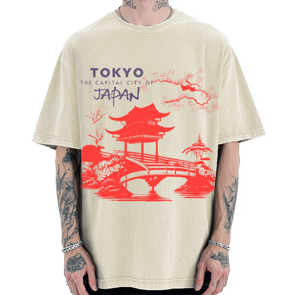 Tokyo - Japan Merchandise Vintage Washed T-shirt