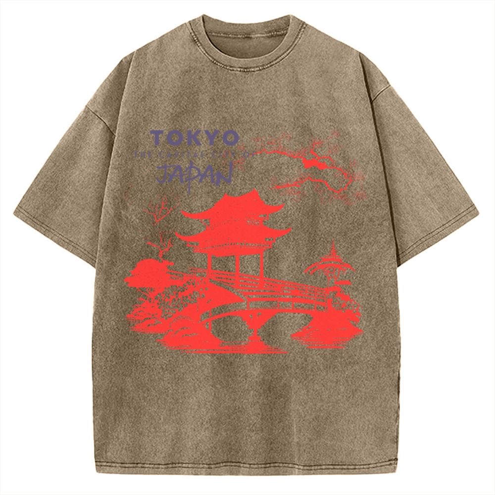 Tokyo - Japan Merchandise Vintage Washed T-shirt