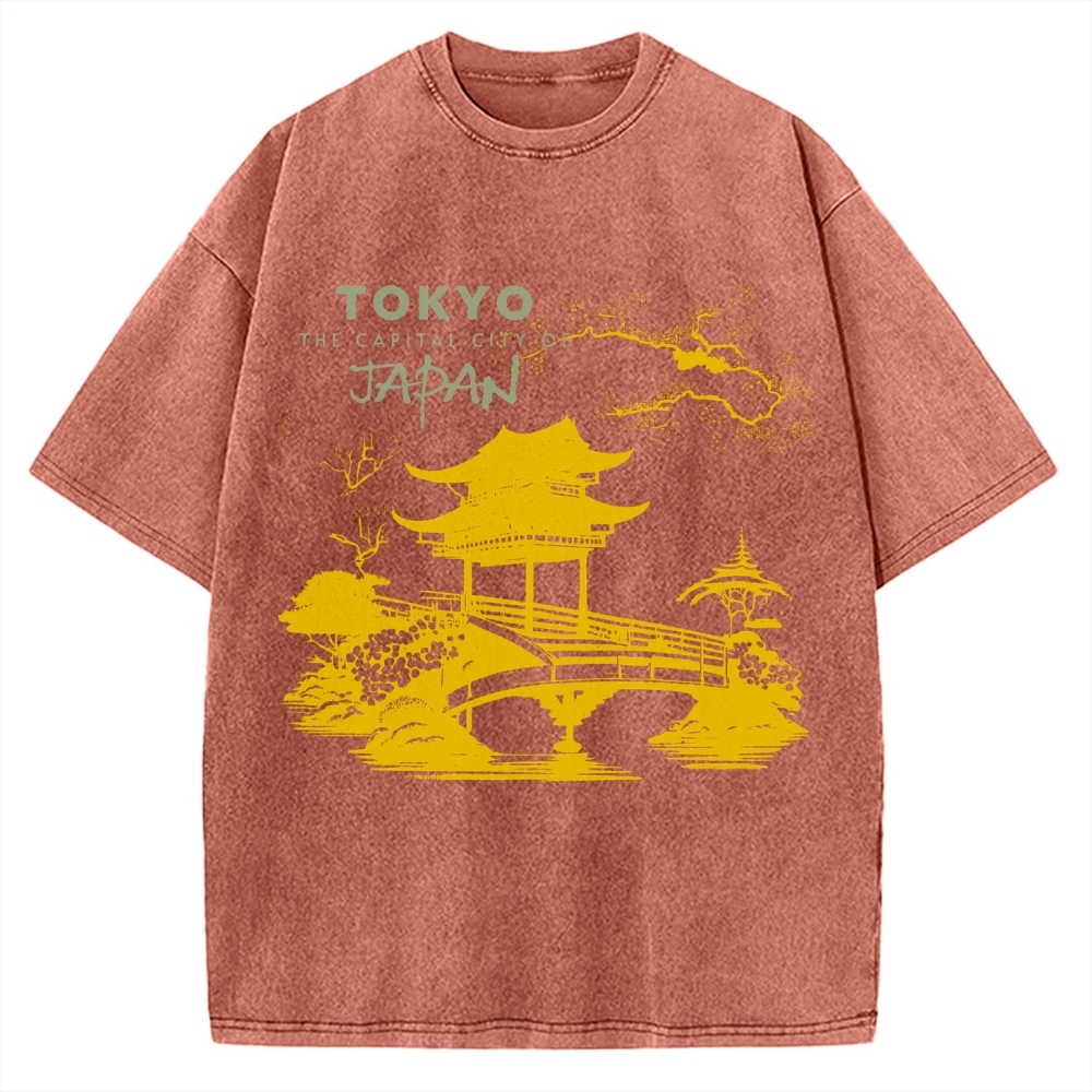 Tokyo - Japan Merchandise Vintage Washed T-shirt
