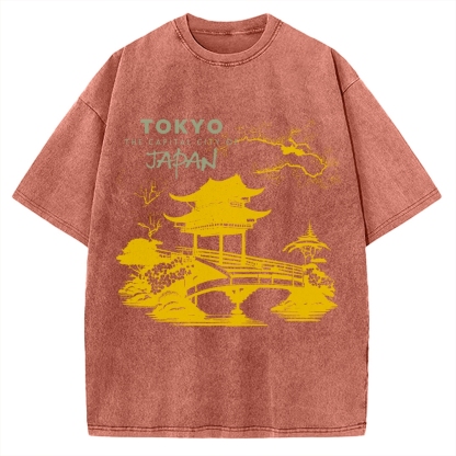 Tokyo - Japan Merchandise Vintage Washed T-shirt