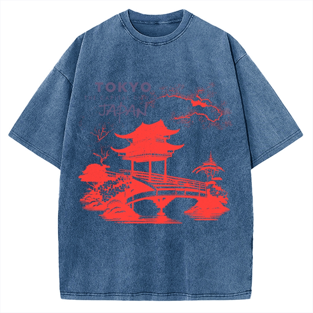 Tokyo - Japan Merchandise Vintage Washed T-shirt