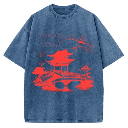 Tokyo - Japan Merchandise Vintage Washed T-shirt
