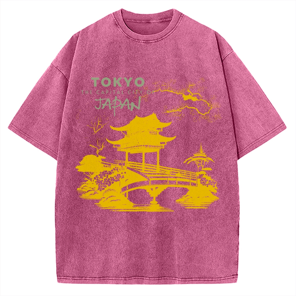 Tokyo - Japan Merchandise Vintage Washed T-shirt