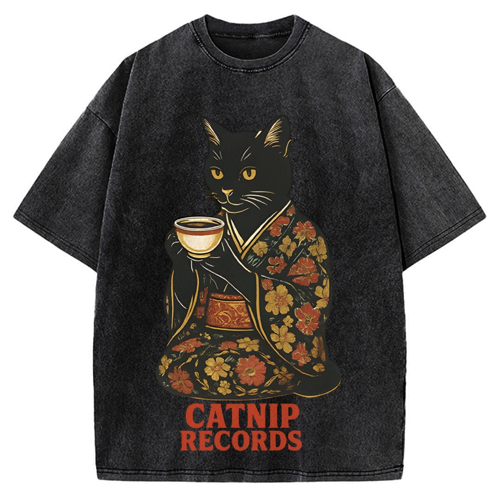 Catnip Records Vintage Washed T-shirt