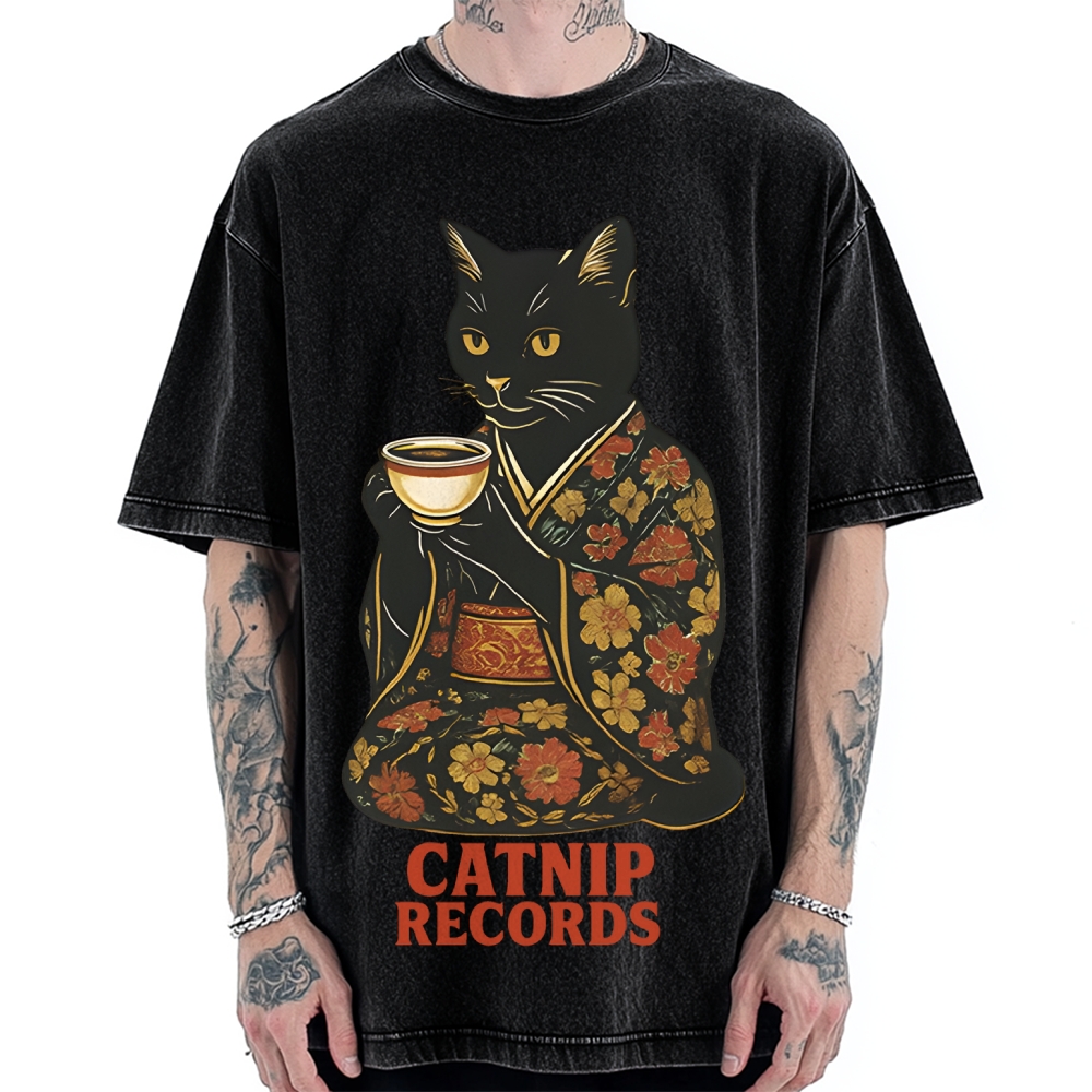 Catnip Records Vintage Washed T-shirt