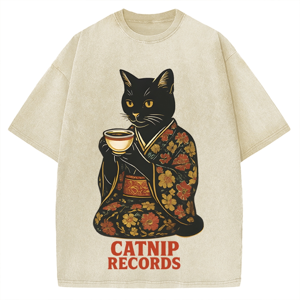 Catnip Records Vintage Washed T-shirt