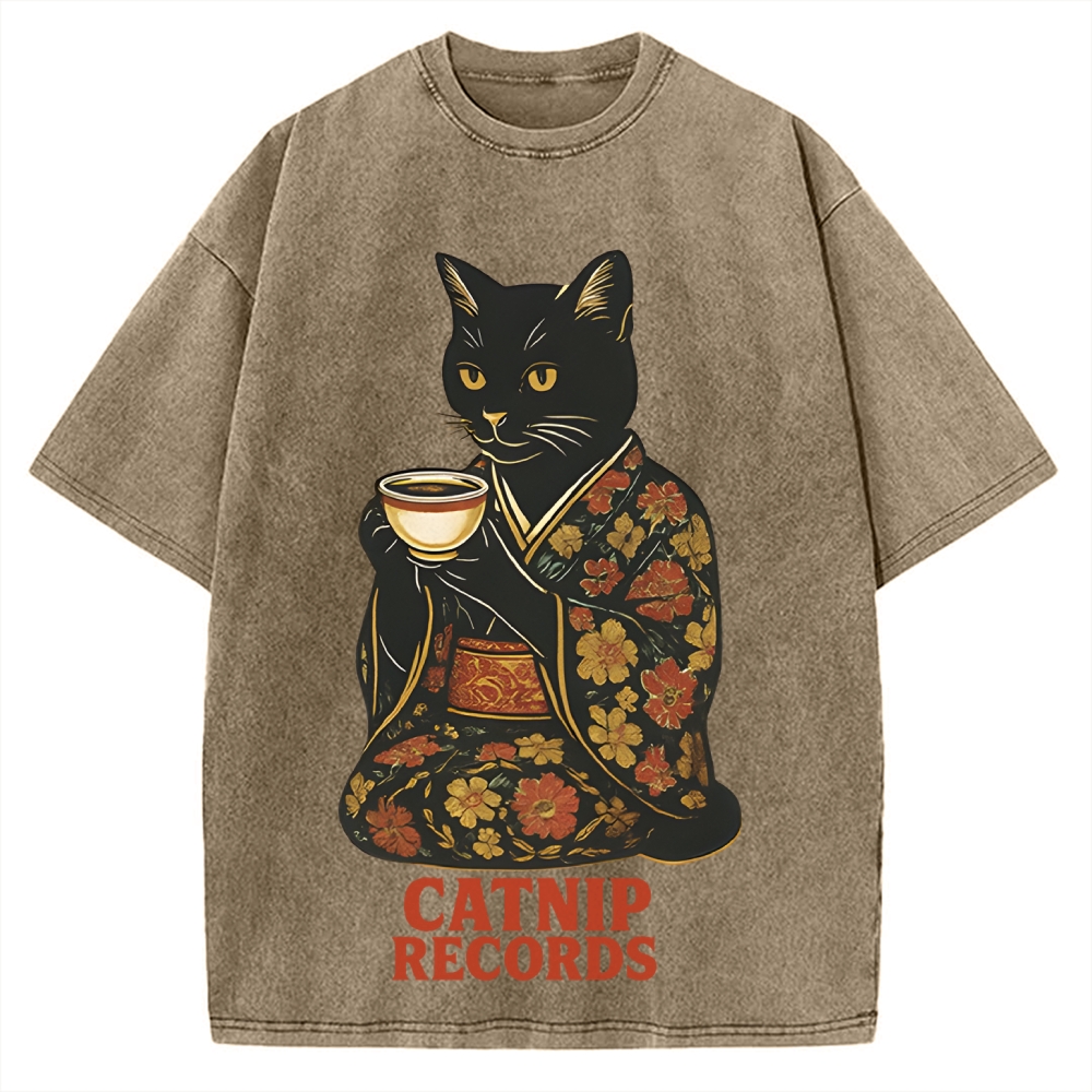 Catnip Records Vintage Washed T-shirt