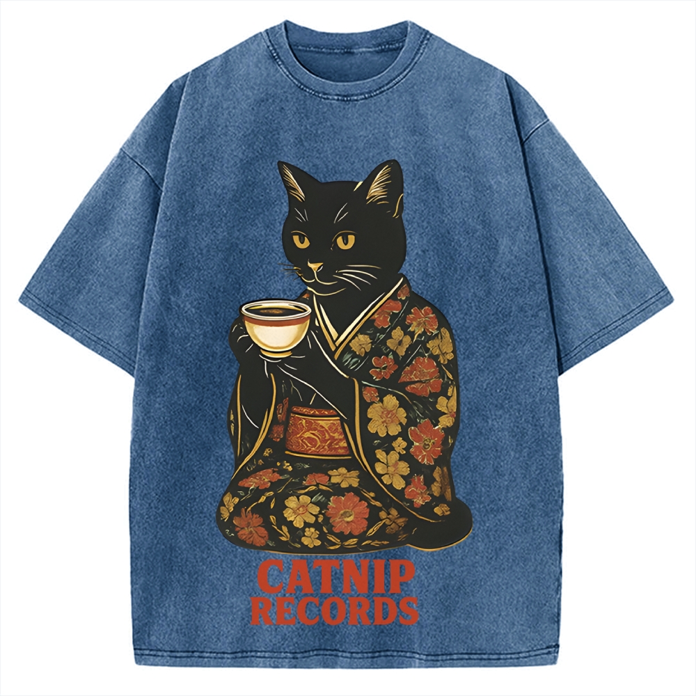 Catnip Records Vintage Washed T-shirt