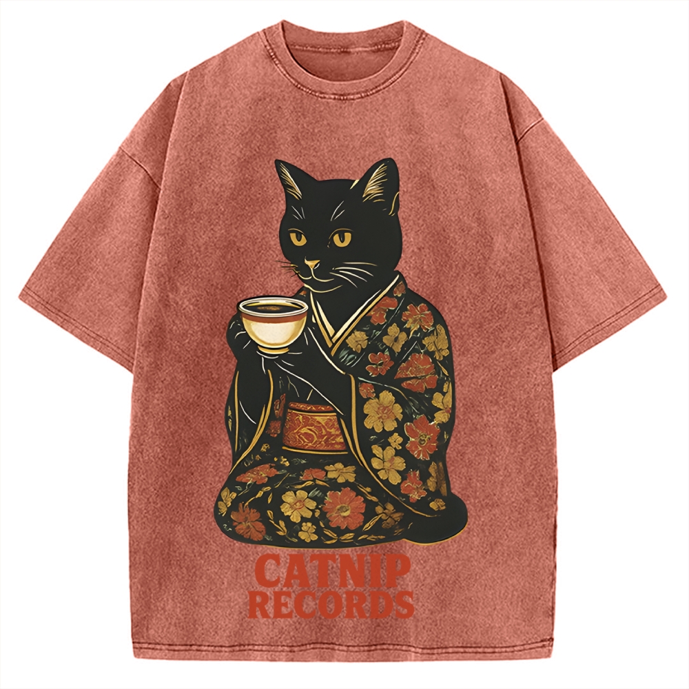 Catnip Records Vintage Washed T-shirt